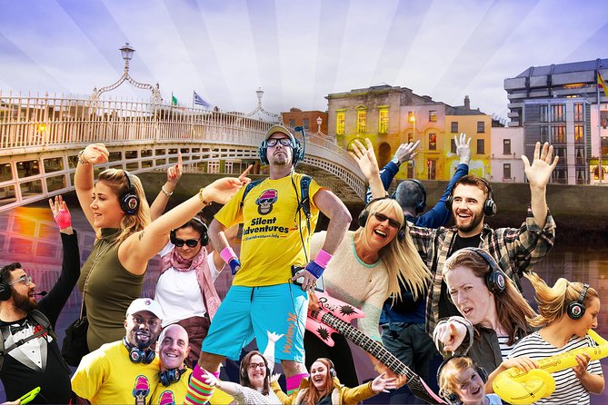 A Silent Disco Walking Tour - Passing Temple Bar and Dublin Castle: seeing sights while you move
