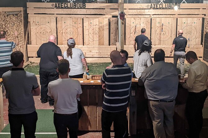 Axe Throwing Open Session (Dublin) 1hr - The Informal Competition and the Fun of Chasing a Score