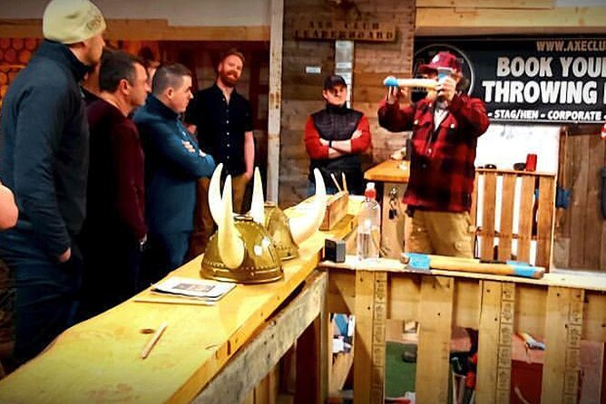 Axe Throwing Open Session (Dublin) 1hr - Safety Briefing, Then You Learn How to Throw