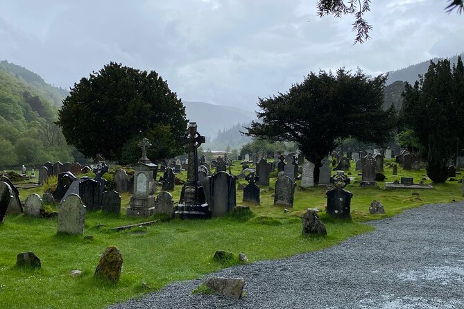 Day Tour from Dublin: Wicklow Mountains, Glendalough, Powerscourt - Glendalough monastic ruins and lakes: the “slow” part of the day