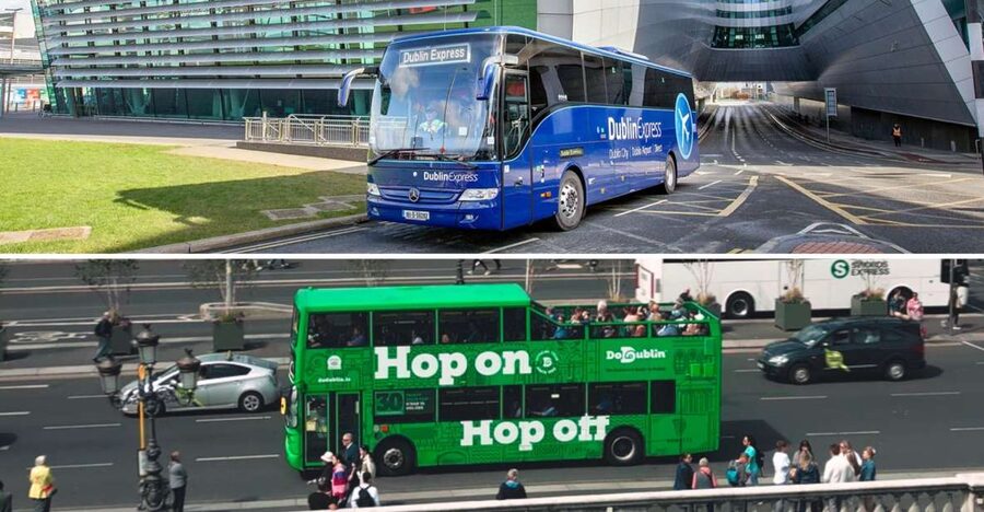 Dublin: Airport Transfer and Hop-On Hop-Off Bus Ticket - The Dublin Express Shuttle: Fast Airport-to-City Jump