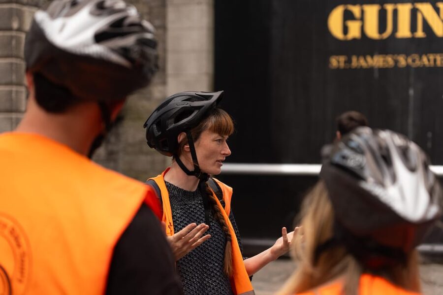 Dublin: Bike & E-Bike Tour with a Local Guide - St Patrick’s Tower at The Digital Hub: a modern twist in the middle of it all