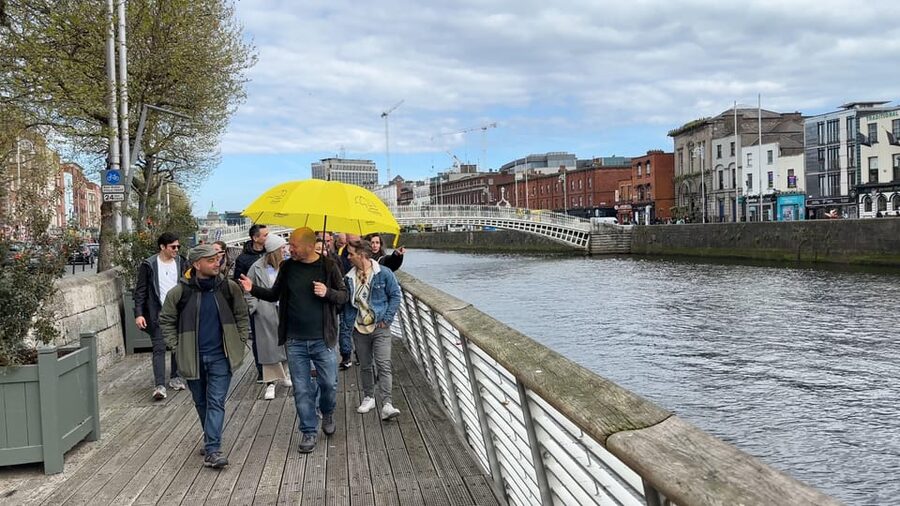 Dublin: Bucket List Sights Walking Tour - Dubh Linn Garden: where the river story meets the library area