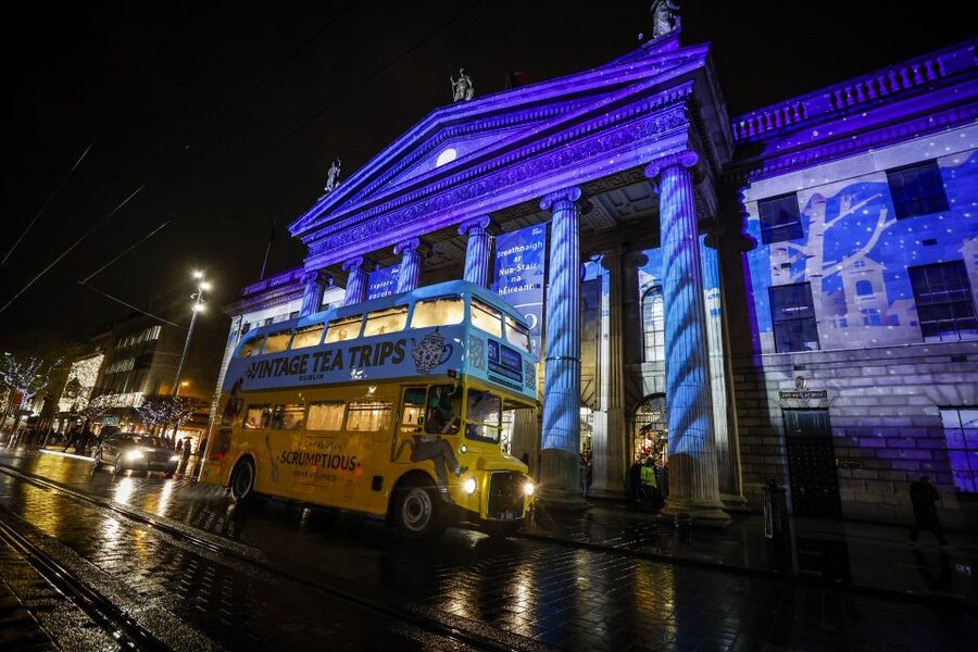 Dublin: Christmas Lights Festive Bus Tour with Afternoon Tea - What this 80-minute Dublin Christmas lights ride feels like