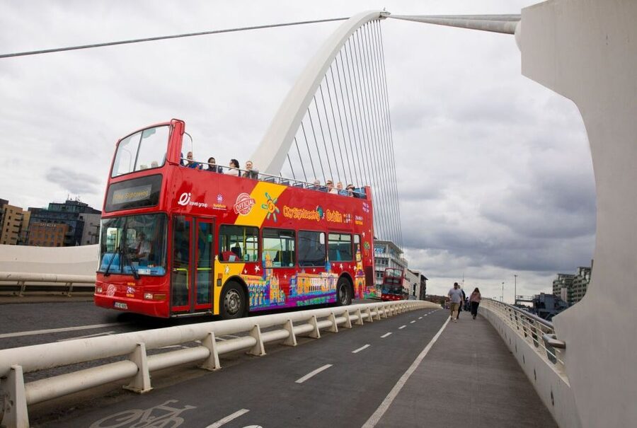 Dublin: City Sightseeing Hop-On Hop-Off Bus Tour - From Parkgate Street to museums: National Museum and the long Dublin walk vibe