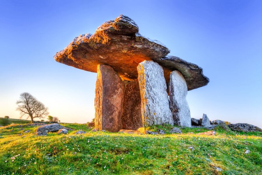 Dublin: Cliffs of Moher, Atlantic Edge & Galway City - Burren Coast drive: Fairy Forts, Celtic Crosses, and ancient stone