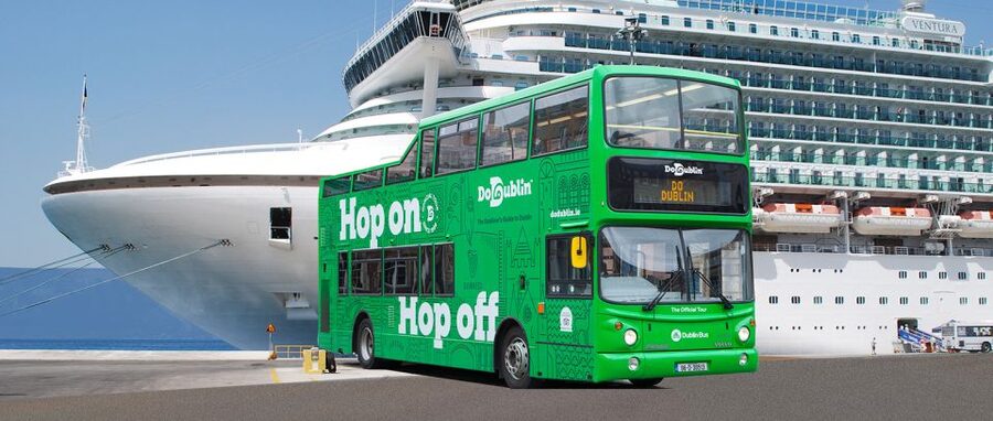 Dublin: Cruise Excursion Hop-On Hop-Off Tour & Rail Ticket - O’Connell Street to Trinity College, where the classic sights stack up
