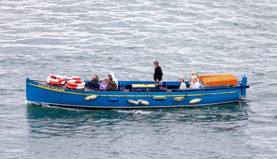 Dublin: Ferry from Howth to Ireland's Eye island - The west beach sea swim: when it works, and when to just watch