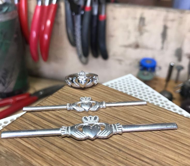 Dublin: Forge Your Own Silver Claddagh Ring Workshop - The 2-hour flow, from silver strip to ring you wear