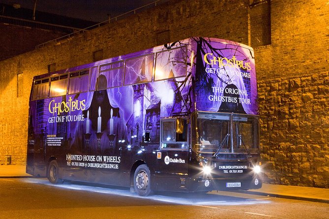 Dublin Ghost Bus Tour with Professional Actors - St Audoen’s Church Haunted Steps and the Torture Implements Demo