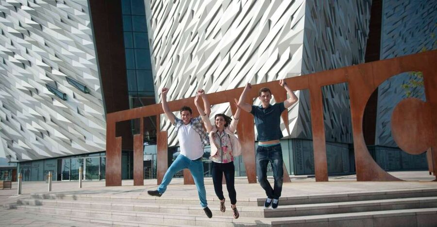 Dublin: Giant's Causeway, Dark Hedges & Titanic Guided Tour - Dunluce Castle ruins: a short cliff-edge stop with big Atlantic drama