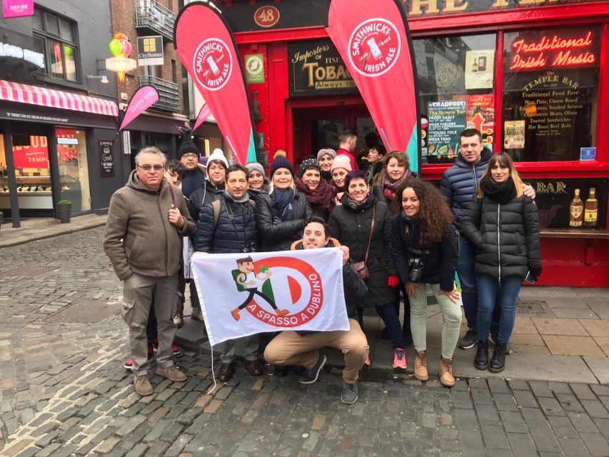 Dublin Highlights: 2.45-Hour Walking Tour in Italian - A 3-hour Italian route that helps you navigate the city fast