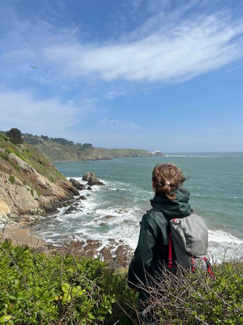 Dublin: Howth Safari Hiking Tour - Red Rock and the south-coast walking, wildflowers, coves, and the goat herd