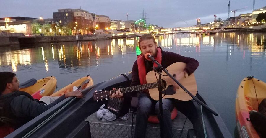Dublin: Music Under the Bridges Kayaking Tour - Getting on the water: Liffey Boardwalk to the heart of the city