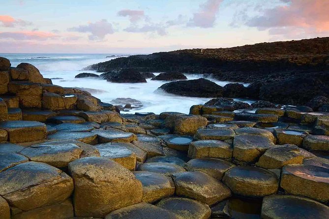 Dublin to Belfast Black Cab, Dunluce Castle and Giant's Causeway - The Grand Antrim Coastal Drive, sea views with a built in pace