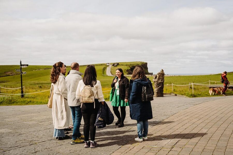 From Dublin: Cliffs of Moher & Galway Small Group Tour - From Molly Malone Statue to the Cliffs of Moher, how the day is paced