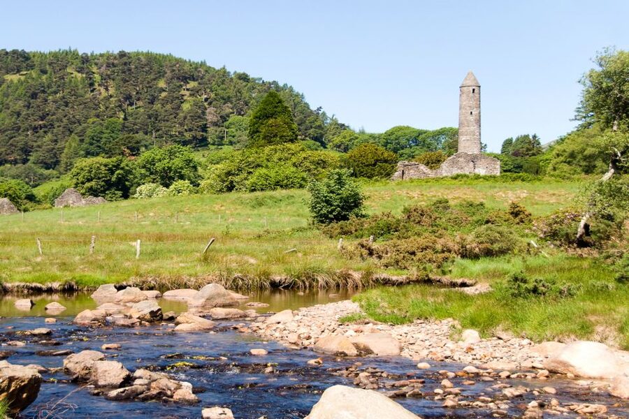From Dublin: Wicklow Mountains, Glendalough & Kilkenny Tour - Glendalough monastery and lakes: where the day turns peaceful