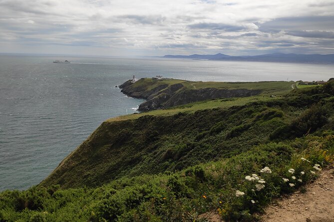 Howth Hiking Trail from Dublin: Mythology and Legend - Howth cliffs and Baily Lighthouse, the end-of-day photo payoff