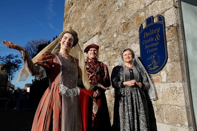 Interactive Living History in Dalkey Castle near Dublin City - St Begnet’s church and graveyard: a 10th century pause