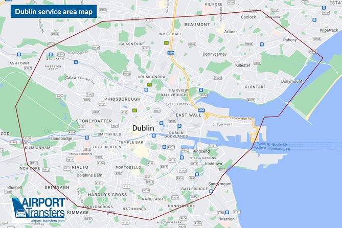 Private Dublin Arrival Transfer - Airport to Hotel / Accommodation - When everything goes right, here’s what you get