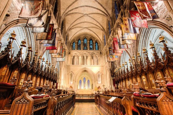 St Patrick's Cathedral, Book of Kells and Dublin Castle Tour - The Book of Kells Experience at Trinity College: Long Room and Symbol Sense