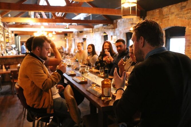 The Dublin Liberties Distillery - Guided Tour and Whiskey Tasting - The tasting lineup: Dubliner Honeycomb, Bourbon Cask 3YO, and Oak Devil 5YO